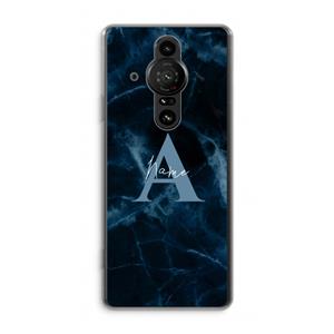 CaseCompany Midnight Marble: Sony Xperia Pro-I Transparant Hoesje