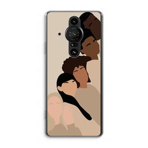 CaseCompany Sweet creatures: Sony Xperia Pro-I Transparant Hoesje