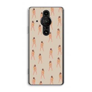CaseCompany You're so golden: Sony Xperia Pro-I Transparant Hoesje