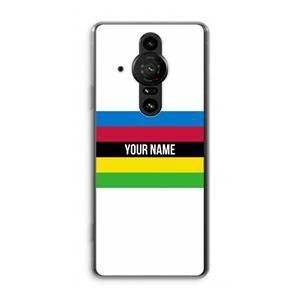 CaseCompany WK Wielrennen: Sony Xperia Pro-I Transparant Hoesje