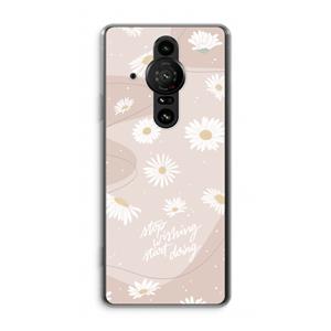 CaseCompany Daydreaming becomes reality: Sony Xperia Pro-I Transparant Hoesje