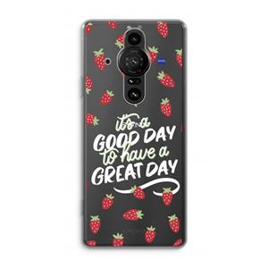 CaseCompany Don't forget to have a great day: Sony Xperia Pro-I Transparant Hoesje