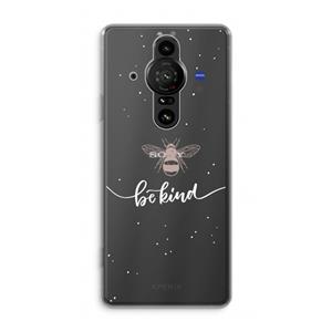 CaseCompany Be(e) kind: Sony Xperia Pro-I Transparant Hoesje