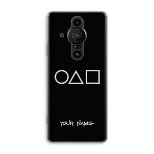 CaseCompany Squid Game: Sony Xperia Pro-I Transparant Hoesje