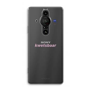 CaseCompany kwetsbaar: Sony Xperia Pro-I Transparant Hoesje