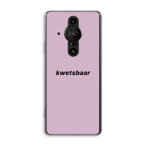 CaseCompany kwetsbaar: Sony Xperia Pro-I Transparant Hoesje