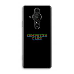 CaseCompany Retro: Sony Xperia Pro-I Transparant Hoesje