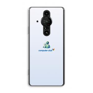 CaseCompany MSN: Sony Xperia Pro-I Transparant Hoesje