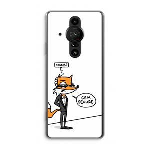 CaseCompany GSM secure: Sony Xperia Pro-I Transparant Hoesje