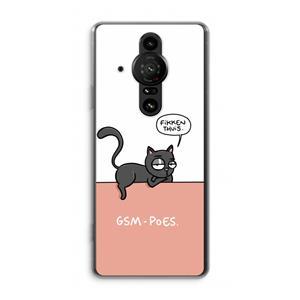 CaseCompany GSM poes: Sony Xperia Pro-I Transparant Hoesje