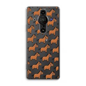 CaseCompany Pony: Sony Xperia Pro-I Transparant Hoesje