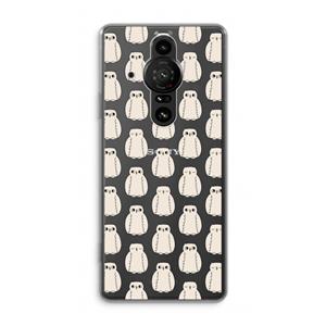 CaseCompany Uilen: Sony Xperia Pro-I Transparant Hoesje