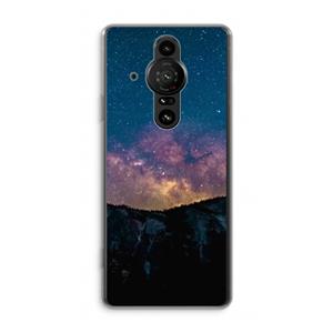 CaseCompany Travel to space: Sony Xperia Pro-I Transparant Hoesje