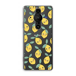 CaseCompany Citroenen: Sony Xperia Pro-I Transparant Hoesje