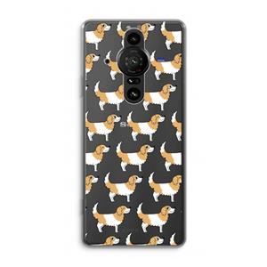 CaseCompany Doggy: Sony Xperia Pro-I Transparant Hoesje