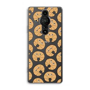 CaseCompany Croissant: Sony Xperia Pro-I Transparant Hoesje