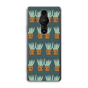 CaseCompany Sansevieria: Sony Xperia Pro-I Transparant Hoesje