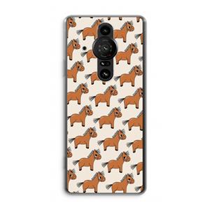 CaseCompany Pony: Sony Xperia Pro-I Transparant Hoesje