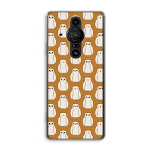 CaseCompany Uilen: Sony Xperia Pro-I Transparant Hoesje