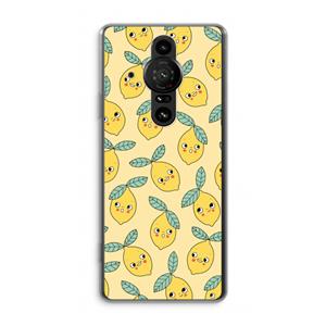 CaseCompany Citroenen: Sony Xperia Pro-I Transparant Hoesje