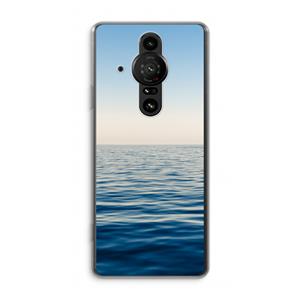 CaseCompany Water horizon: Sony Xperia Pro-I Transparant Hoesje