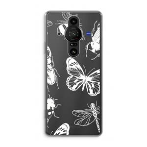 CaseCompany Tiny Bugs: Sony Xperia Pro-I Transparant Hoesje