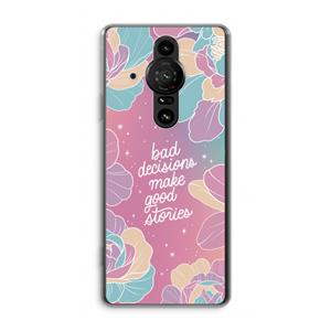 CaseCompany Good stories: Sony Xperia Pro-I Transparant Hoesje