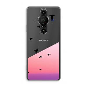 CaseCompany Fly away: Sony Xperia Pro-I Transparant Hoesje