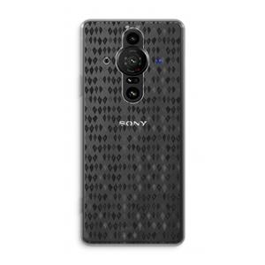 CaseCompany Crazy shapes: Sony Xperia Pro-I Transparant Hoesje