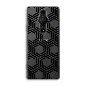 CaseCompany Geometrisch patroon: Sony Xperia Pro-I Transparant Hoesje