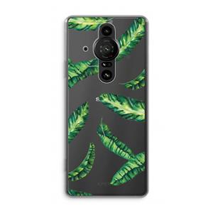 CaseCompany Lange bladeren: Sony Xperia Pro-I Transparant Hoesje