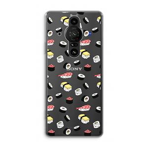 CaseCompany Sushi time: Sony Xperia Pro-I Transparant Hoesje