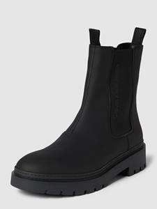 Chelsea boots van leer met labeldetail, model 'COMBAT HIGH'