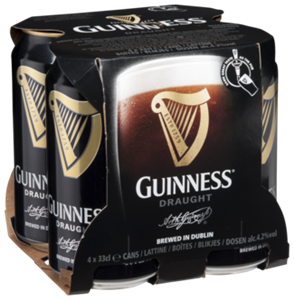Guinness Pression Blik 4X33CL