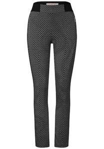 Street One Skinny Fit Hose in Jacquard, 260459