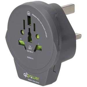 q2power Q2 Power 165444 Reiseadapter