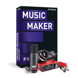 Magix Music Maker Studio Edition 2023 Jahreslizenz, 1 Lizenz Windows Videobearbeitung