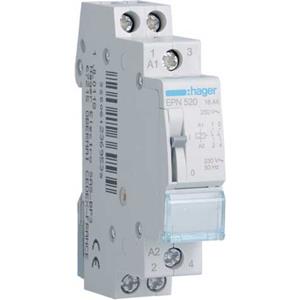 Hager Latching relay 16a 230v 2no