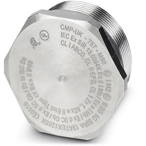phoenixcontact Phoenix Contact A-EXSH-M40-68L-N-S Verschlussschraube M40 Messing (vernickelt) 5St.
