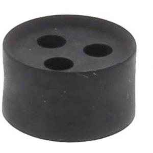 Wiska MFD 20/03/055 Meervoudig dicht-inzetstuk Slagvast, Met trekontlasting M20 Kunststof Zwart (RAL 9005) 25 stuk(s)