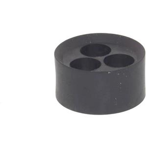 Wiska MFD 40/03/125 Mehrfachdichteinsatz schlagfest, mit Zugentlastung M40 Kunststoff Schwarz (RAL 9