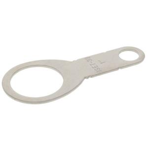 Wiska OSET 16 Erdungslasche M16 Messing (vernickelt)