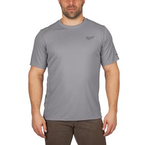 Milwaukee WWSSG  Work T-SHIRT -CoolCore Grijs Maat: M