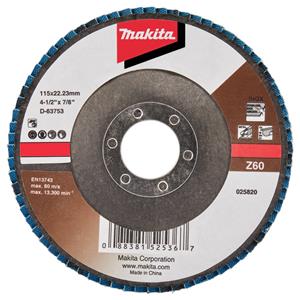 Makita - Fächerschleifscheibe ø115mm Z120 D-63775