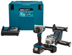 Makita DLX2430TJ 18 V Combiset boren, schroeven en slijpen | Mtools