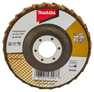 Makita Lamellen Conditioneringschijf 115mm Medium - B-40761