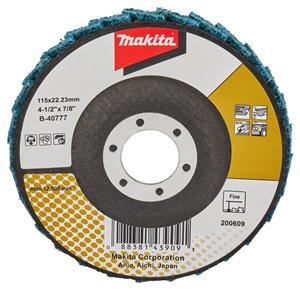 Makita Lamellen Conditioneringschijf 115mm Fijn - B-40777