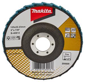 Makita Lamellen Conditioneringschijf 125mm Fijn - B-40814