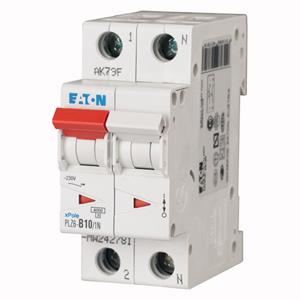 Eaton Plz6-c10/1n-mw - miniature circuit breaker mcb