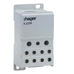 Hager Distribution block 1p 250a for din rail